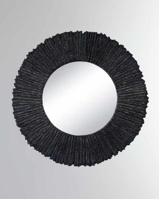 Slate 36" Round Wall Mirror